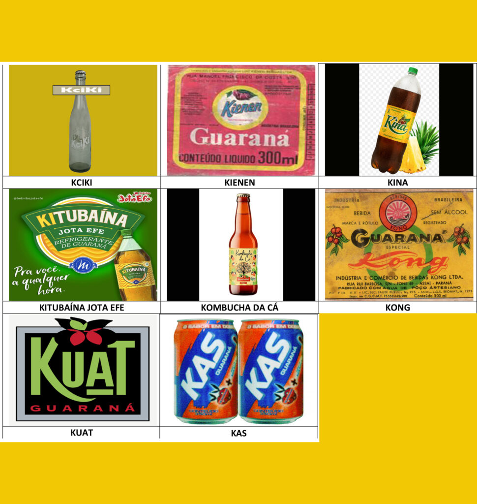 Guaraná letra "K"
